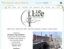 Tablet Screenshot of lifebalanceyogawellness.com